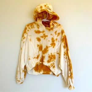 Truce Tie Dye Cropped Hooded Sweatshirt